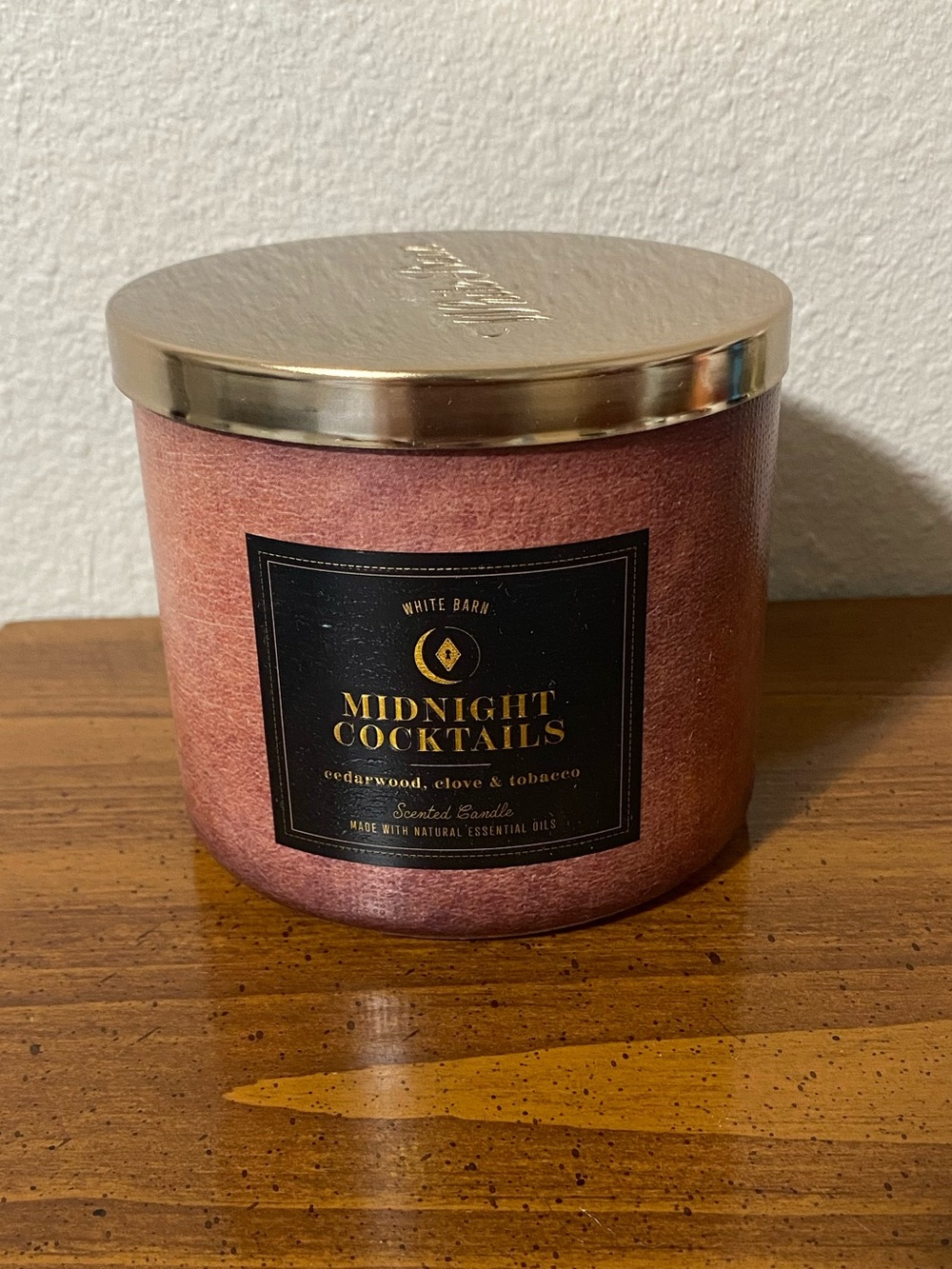 White Barn 3 Wick Candle- Midnight Cocktails— NWT